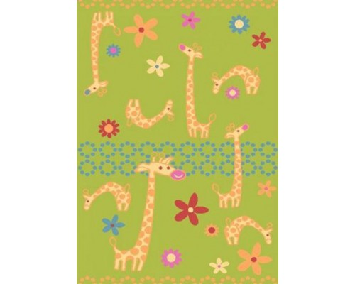 Agnella Ковер детский FUNKY Giraffe a lime