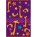 Agnella Ковер детский FUNKY Giraffe a violet