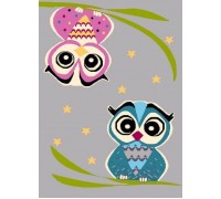 Agnella Ковер детский FUNKY TOP Owl grey