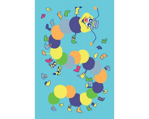 Agnella Ковер Funky Top Iwo azure Agnella Ковер Funky Top Iwo azure