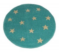 Agnella Ковер Funky Top Круг Starf blue