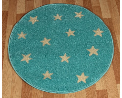 Agnella Ковер Funky Top Круг Starf blue Agnella Ковер Funky Top Круг Starf blue