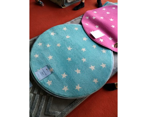 Agnella Ковер Funky Top Круг Starf blue Agnella Ковер Funky Top Круг Starf blue