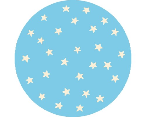 Agnella Ковер Funky Top Круг Starf blue Agnella Ковер Funky Top Круг Starf blue