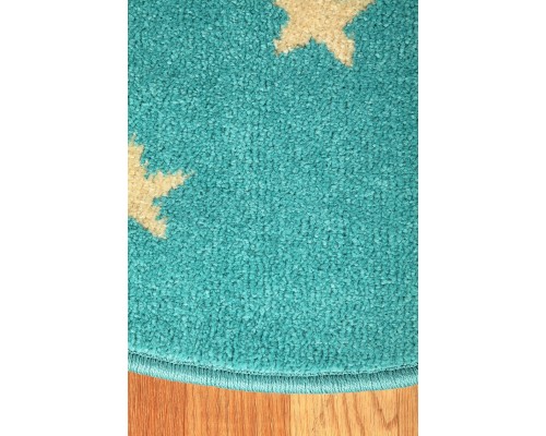 Agnella Ковер Funky Top Круг Starf blue Agnella Ковер Funky Top Круг Starf blue