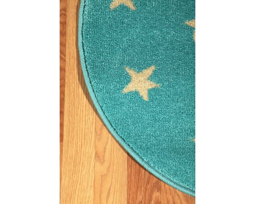 Agnella Ковер Funky Top Круг Starf blue Agnella Ковер Funky Top Круг Starf blue