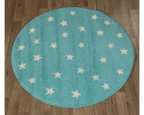 Agnella Ковер Funky Top Круг Starf blue Agnella Ковер Funky Top Круг Starf blue