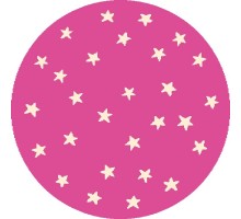 Agnella Ковер Funky Top Круг Starf pink