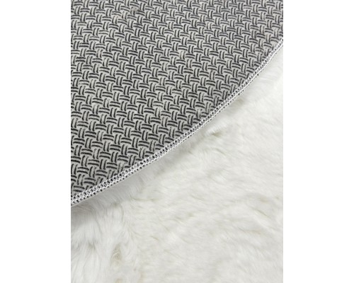 Raschel carpet Ковер турецкий Krolik круг 1000A T1120_CREAM