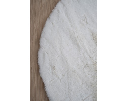 Raschel carpet Ковер турецкий Krolik круг 1000A T1120_CREAM