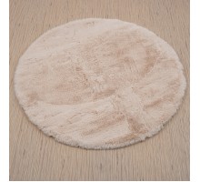 Raschel carpet Ковер турецкий Krolik круг 1000A T2408_BEIGE