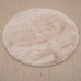 Raschel carpet Ковер турецкий Krolik круг 1000A T2408_BEIGE