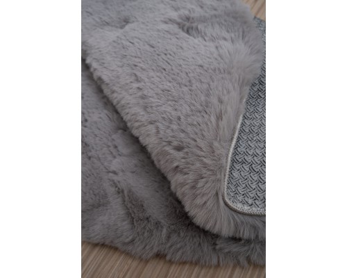 Raschel carpet Ковер турецкий Krolik круг 1000A T9082_GREY Raschel carpet Ковер турецкий Krolik круг 1000A T9082_GREY