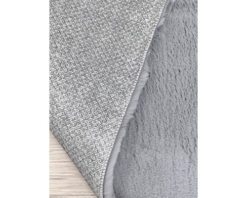 Raschel carpet Ковер турецкий Krolik круг 1000A T9082_GREY Raschel carpet Ковер турецкий Krolik круг 1000A T9082_GREY