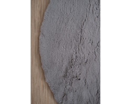 Raschel carpet Ковер турецкий Krolik круг 1000A T9082_GREY Raschel carpet Ковер турецкий Krolik круг 1000A T9082_GREY