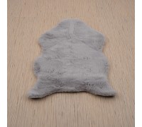 Raschel carpet Ковер турецкий Krolik шкура 1000A T9082_GREY