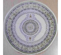 Elisa Ковер турецкий Amira Круг 4836A D.Blue-L.Grey (зелёный)