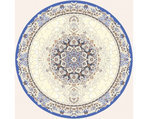 Elisa Ковер турецкий Amira Круг 4922A D.Blue-D.Blue Elisa Ковер турецкий Amira Круг 4922A D.Blue-D.Blue