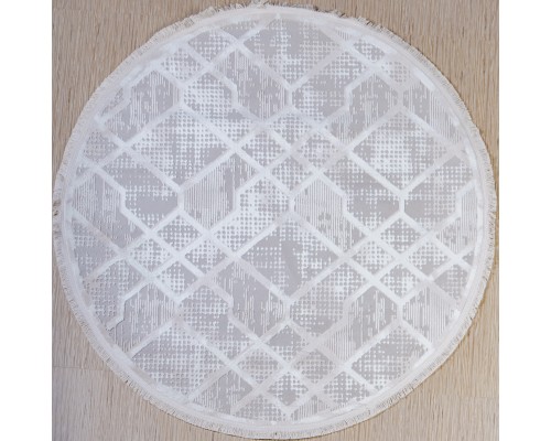 Elisa Ковер турецкий Palma Круг 4896A Cream-Cream Elisa Ковер турецкий Palma Круг 4896A Cream-Cream