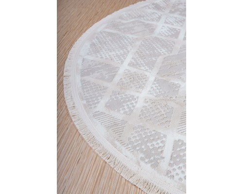 Elisa Ковер турецкий Palma Круг 4896A Cream-Cream Elisa Ковер турецкий Palma Круг 4896A Cream-Cream