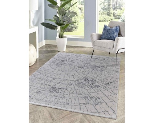 Ozkaplan karpet Ковер турецкий Leonidas B0751A White-Grey Ozkaplan karpet Ковер турецкий Leonidas B0751A White-Grey