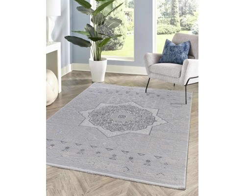 Ozkaplan karpet Ковер турецкий Leonidas B0759A Silver-Grey Ozkaplan karpet Ковер турецкий Leonidas B0759A Silver-Grey
