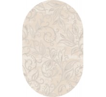 Ozkaplan karpet Ковер турецкий Milana Овал 0A096A Beige-Beige