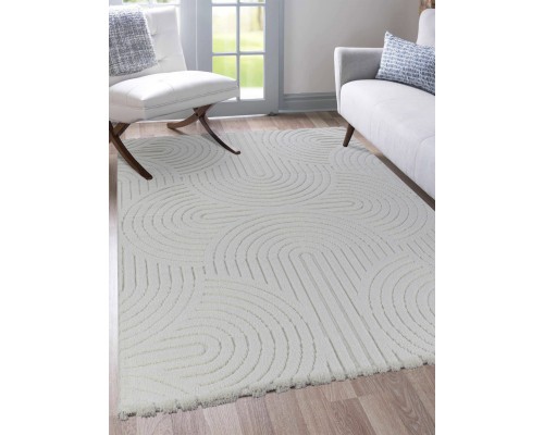 Ozkaplan karpet Ковер турецкий Sofia 0E419A White-White Ozkaplan karpet Ковер турецкий Sofia 0E419A White-White