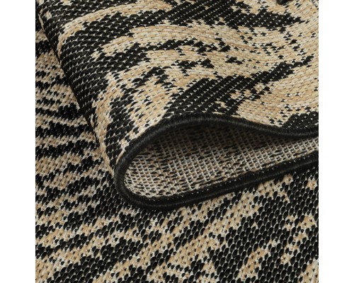 Ковер Турецкий Canan PAROS дизайн A958A BLACK-CREAM