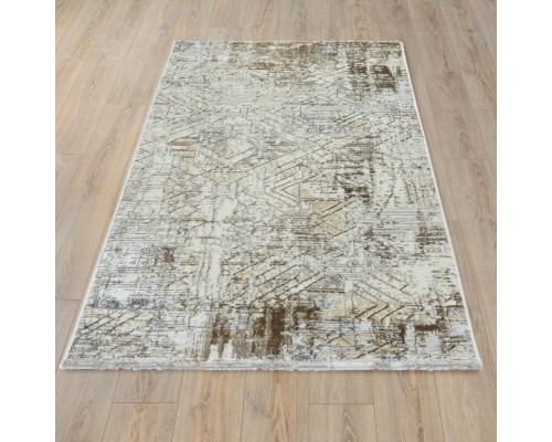 Ковер Турецкий ULUBEY IPLIK / BEHRAM ADARA дизайн T1873LL CREAM-CREAM