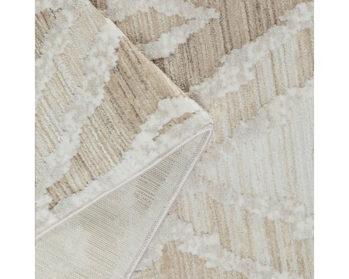 Ковер Турецкий OZKAPLAN KARPET OLBIA дизайн B0816A WHITE-L.BEIGE