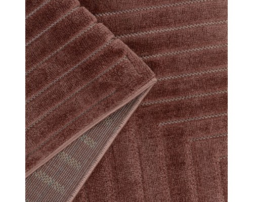 Ковер Турецкий AHENKLI SOFT дизайн J752A MARSALA-MARSALA