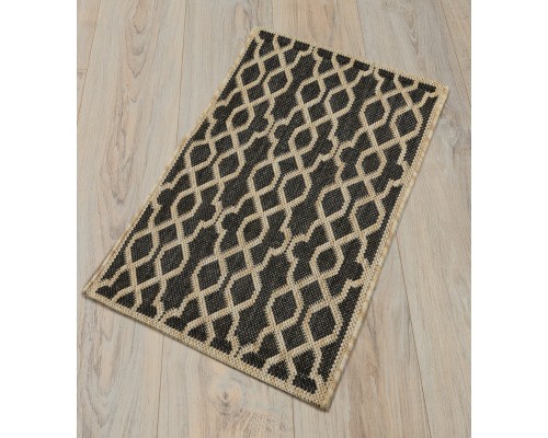 Ковер Турецкий Canan PAROS дизайн A956A BLACK-CREAM