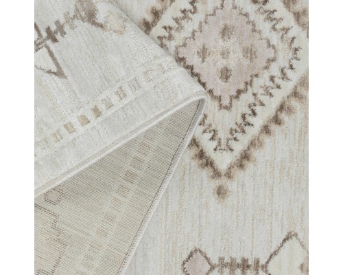 Ковер Турецкий OZKAPLAN KARPET OLBIA дизайн B0805A L.BEIGE-WHITE