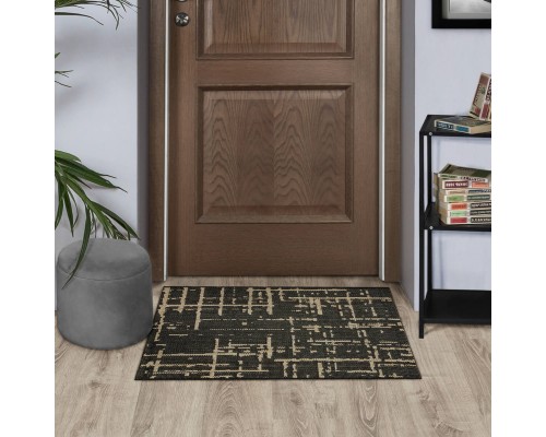 Ковер Турецкий Canan PAROS дизайн A922A BLACK-CREAM