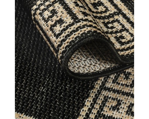 Ковер Турецкий Canan PAROS дизайн 8899A BLACK-CREAM