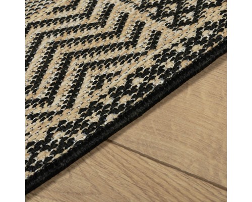 Ковер Турецкий Canan PAROS дизайн A946A BLACK-CREAM