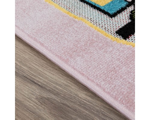 Ковер Турецкий AHENKLI PLAY RUGS дизайн D579A L.PINK-L.PINK