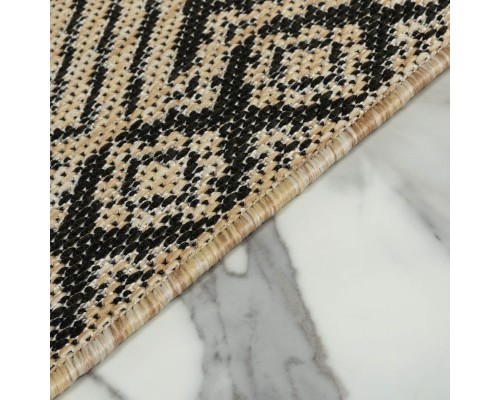 Ковер Турецкий Canan PAROS дизайн 6610A BLACK-CREAM