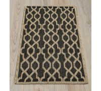 Ковер Турецкий Canan PAROS дизайн A956A BLACK-CREAM