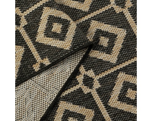 Ковер Турецкий Canan PAROS дизайн A981A BLACK-CREAM