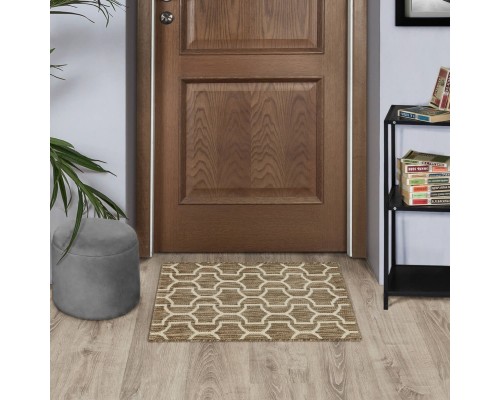 Ковер Турецкий Canan PAROS дизайн A945A L.BROWN-WEISS