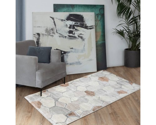 Ковер Турецкий Canan VENZA дизайн 5683B L.GREY-BROWN