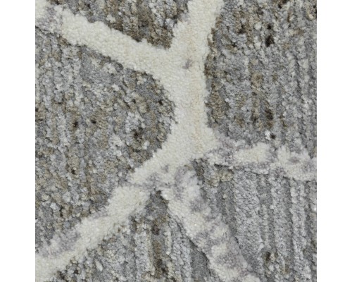 Ковер Турецкий OZKAPLAN KARPET OLBIA дизайн B0607B WHITE-ANTHRACITE