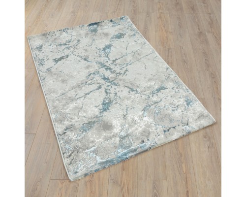 Ковер Турецкий ULUBEY IPLIK / BEHRAM ADARA дизайн T1880LL CREAM-BLUE