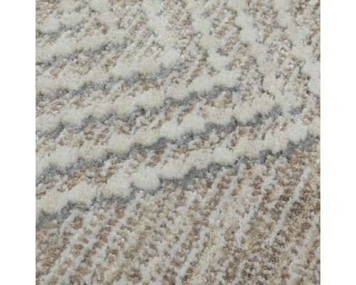 Ковер Турецкий OZKAPLAN KARPET OLBIA дизайн B0800A BEIGE-WHITE