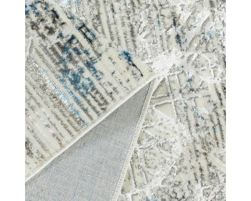 Ковер Турецкий ULUBEY IPLIK / BEHRAM ADARA дизайн T2224LL CREAM-GREY