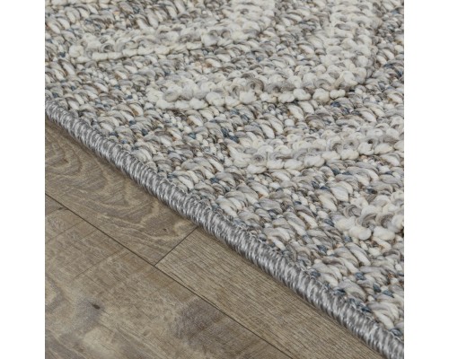 Ковер Турецкий OZKAPLAN KARPET GELA дизайн 0D538A BLUE-L.GREY