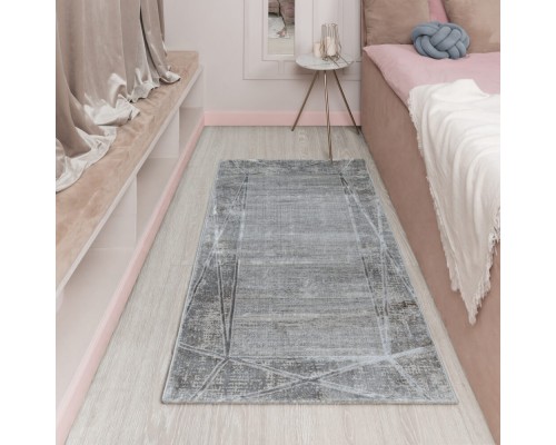 Ковер Турецкий OZKAPLAN KARPET NIRVANA дизайн B0349B GREY-GREY