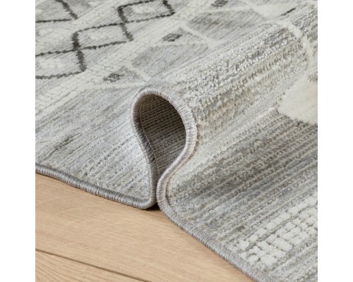 Ковер Турецкий OZKAPLAN KARPET OLBIA дизайн B0592B ANTHRACITE-GREY
